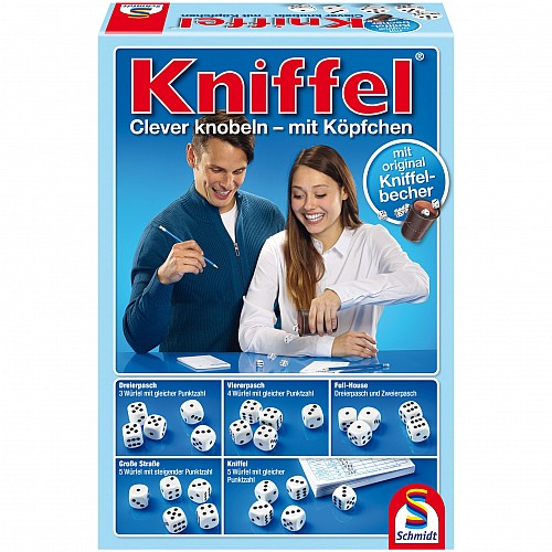Kniffel avec gobelet - avec,