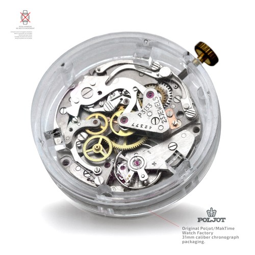 Montre acryl poljot mouvement - montre,