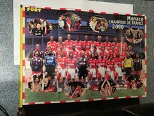magazine Planète Foot poster rivaldo et as monaco champion  2000 football