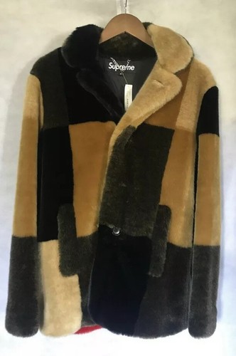 Veste fourrure patchwork - fourrure,