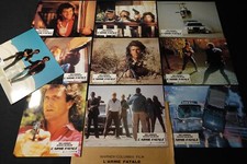 L'ARME FATALE  LETHAL WEAPON  1987 Mel Gibson Danny Glover 10 photos lobby cards