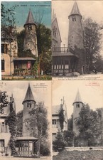 Lot de 4 cartes postales