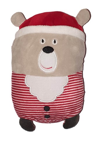 Ancienne peluche ours - , bonnet