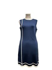 Hermes  Navy Silk Dress Size 38 / M