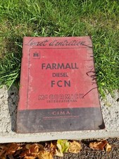 MC CORMICK TRACTEUR FARMALL DIESEL FCN  livret entretien  MAINTENANCE MANUAL