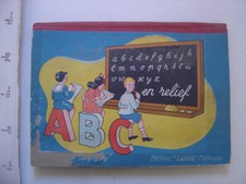 LIVRE A SYSTEME POP UP Lucos  ABC EN RELIEF Jo Zagula a RESTAURER enfantina