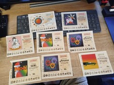 8 billets de loterie nationale française anciens