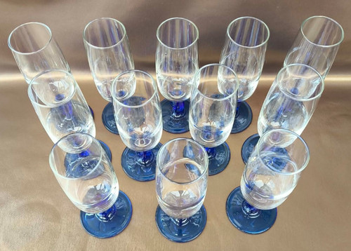 Flûtes champagne pied - flûtes,