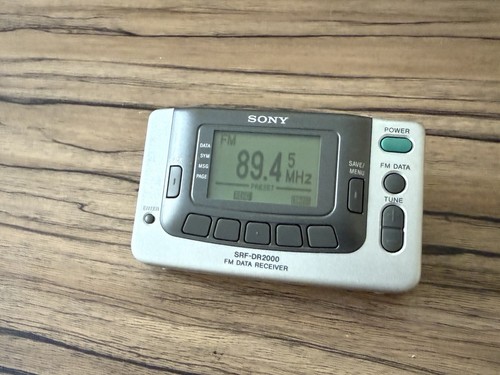 Radio data receiver - data, sony