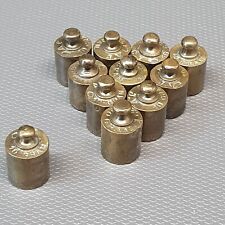 1 ANCIEN POIDS DE BALANCE 10 G GRAMMES EN LAITON  BRONZE REF #34