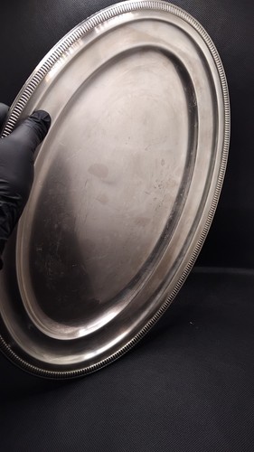 Plat service metal argenté - de,