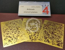 Blaszka fototrawiona Airbrush stencils plates (3pcs) Cat4 E48001 bez skali