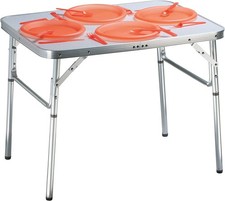 Table pliante en aluminium