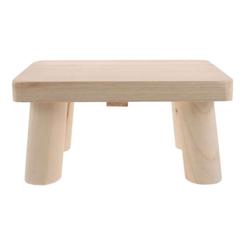 Repose pieds bois tabouret - en,