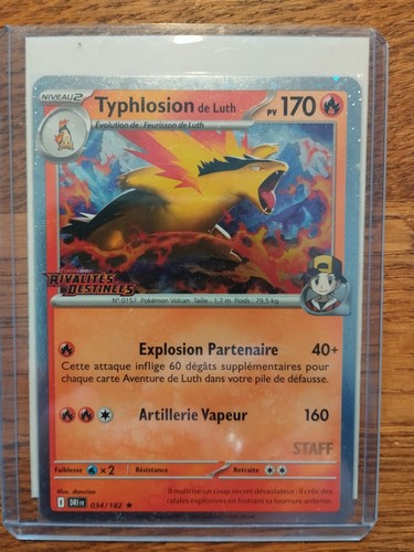 Carte pokémon stamp staff - carte,