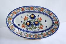 Ancien plat ovale en faïence
