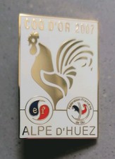 Insigne Broche Médaille de Ski ESF "ÉTOILE D'OR" ALPE D'HUEZ 2007 brevet niveau 