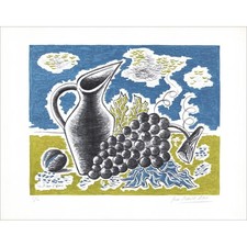 PICART LE DOUX Jean - Lithographie originale "La grappe" 50x65cm