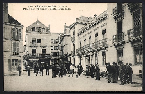 Cpa néris les bains place - cpa, néris-les-bains,
