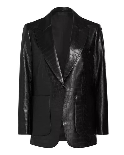Veste cuir hiver de luxe - cuir,