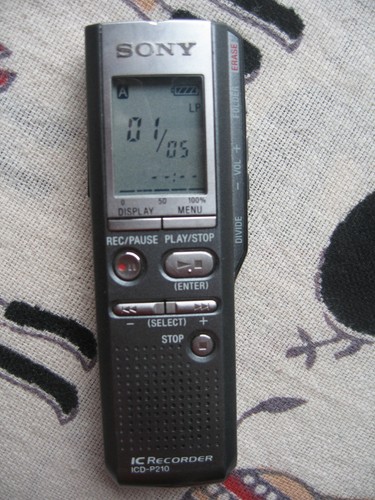 Sony icd p210 digital - sony, voice