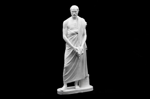 Demosthenes statue greek - statue, |greek