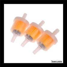 3 Filtres à Essence UNIVERSEL Moto Kart Quad Scooter Tondeuse Motoculteur NEUF
