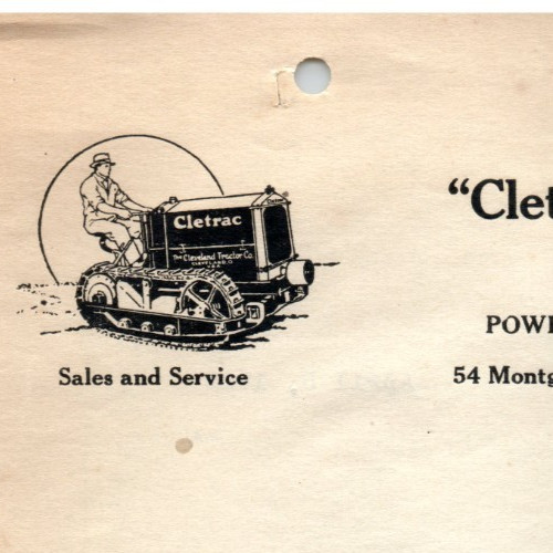 1928 holyoke mass cletrac tank - 1928,