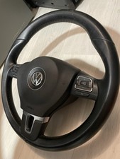 VW Golf, Touran…volant multifonction à 3 branches en cuir noir