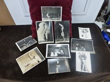 ancienne collection de 10 photos de cirque,vintage 50-60,bon état