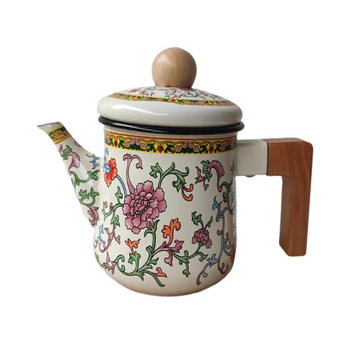 Cafetière émaillée avec