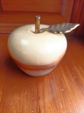 Pomme en marbre / onyx - Décoratif et / ou Presse papier