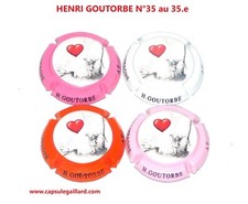Série de 9 Capsules de champagne - HENRI GOUTORBE - N° 35