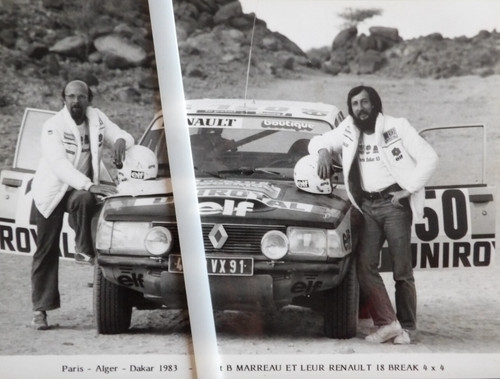 Photo presse paris dakar 1983 - photo,