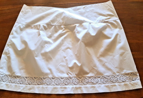 Ancien jupon coton brode en - en,