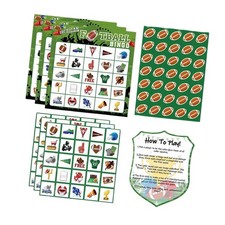 24 Cartes de Jeu de Bingo sur