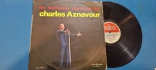 Disque 33 Tours Vinyle Charles Aznavour Les meilleures chansons chanson français