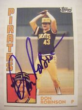 DON ROBINSON signed PIRATES