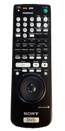 Sony rmt d124a - cd, mega
