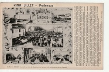 PODENSAC - Gironde - CPA 33 - Kina Lillet Grands Vins de Sauternes Cp Multi vues