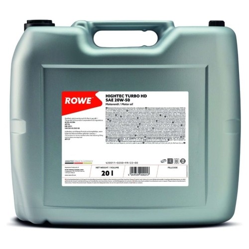 Huile moteur rowe turbo - turbo, hd