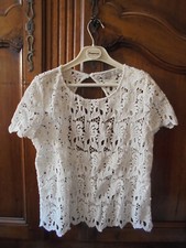 Top haut dos nu dentelle