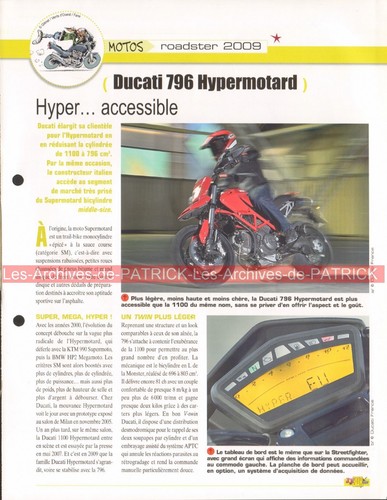 Ducati 796 hypermotard 2009 - hypermotard,