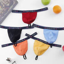 String Pour Homme Sous-Vêtement Culotte À Poche Bombée Bikini Modal Slip À /