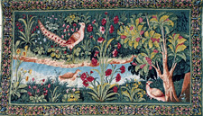 AUBUSSON  Robert FOUR  Tapisserie Verdure « Bord de l’Eau »  192x113