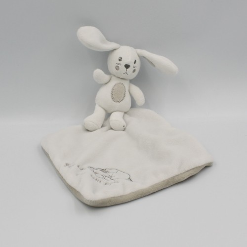 Doudou lapin mouchoir - , blanc