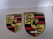 2 Stickers Autocollant Adhésif Porsche H 15 Cm L 10 Cm Et H 10 Cm L 8 Cm...