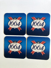 Dessous de Verre à bière Kronenbourg 1664 Obernai France Brassage Lot de 4