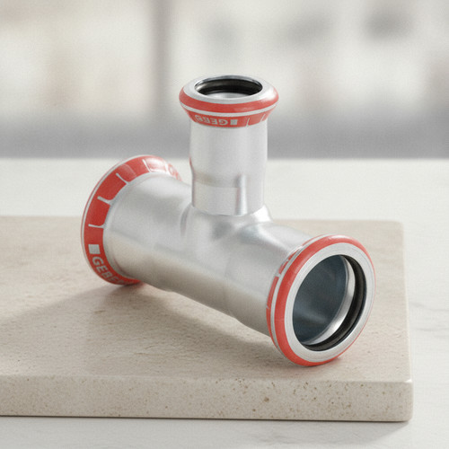 Geberit mapress acier té - geberit,