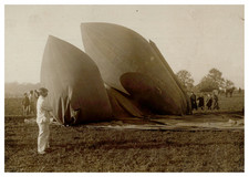 France, Catastrophe du ballon dirigeable "Espana", Empennage arrière, Tirage vin